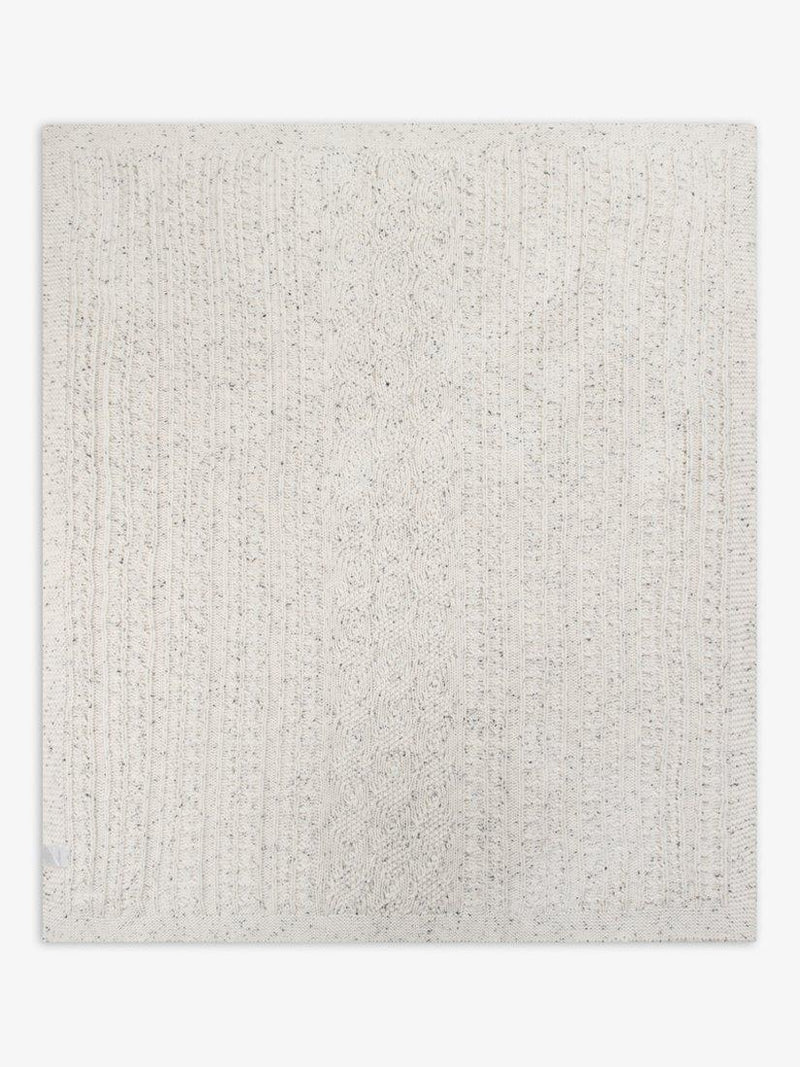 The Little Tailor baby cable knit blanket 100% cotton, imported from the UK