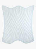 The Little Tailor chevron knitted baby blanket - British product