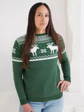 The Little Tailor Ladies Fairisle Christmas Jumper