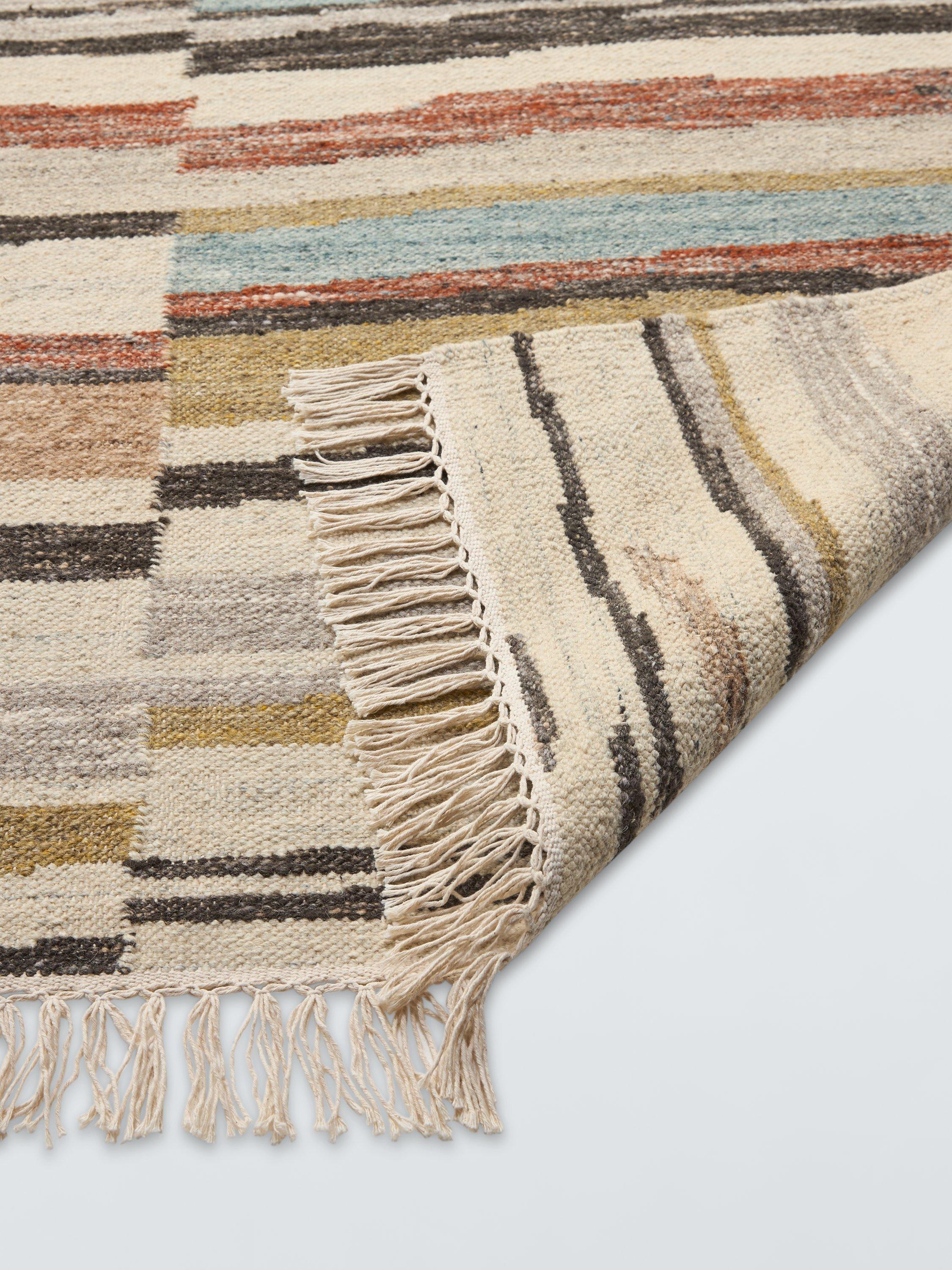 John Lewis abstract stripe flatweave rug 180x120cm (British brand)