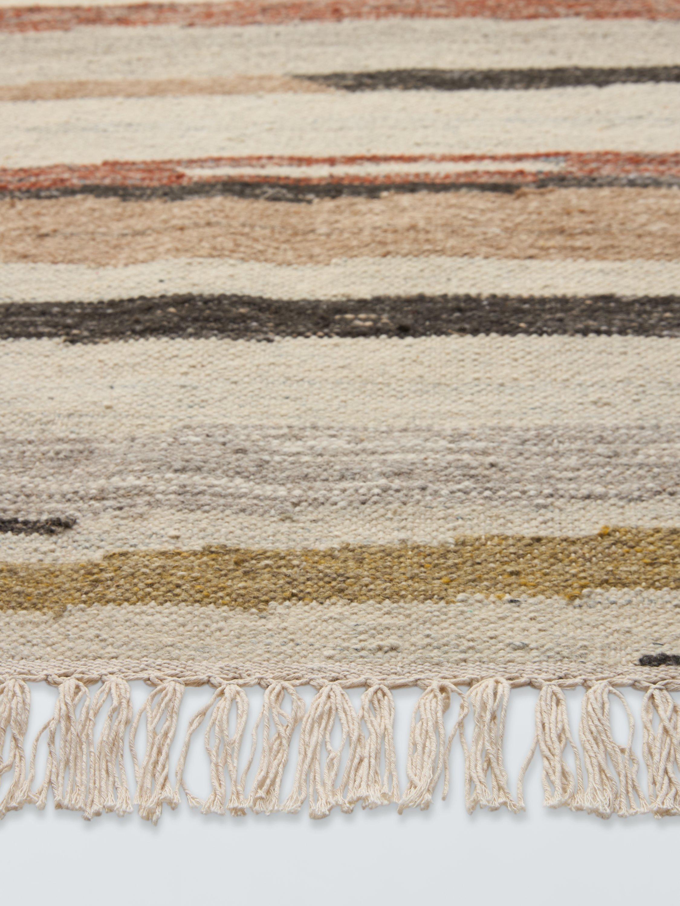 John Lewis abstract stripe flatweave rug 180x120cm (British brand)