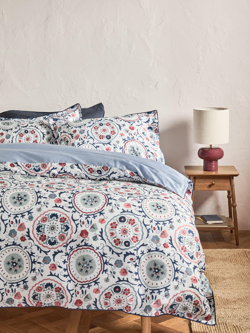 John Lewis duvet cover set Keya Suzani floral double, imported from the UK