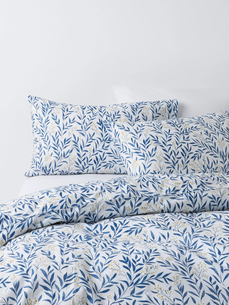 John Lewis Tansy double duvet cover set in cotton percale, UK version