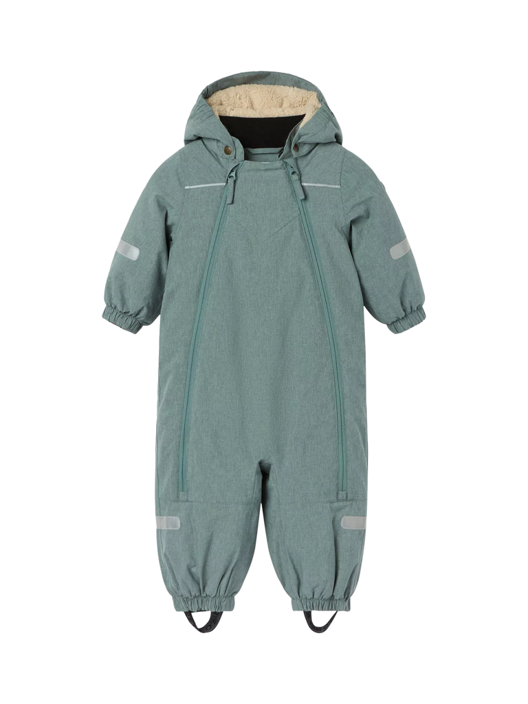 Polarn O. Pyret Baby Waterproof Overall, Grey