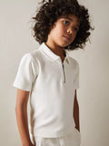 Reiss Kids' Creed Zip Polo Shirt