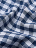 Piglet in Bed Doppel-Gingham-Bettbezug-Set, UK-Version