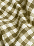 Piglet in Bed Gingham Linen Blend duvet cover, imported from the UK