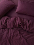 Piglet in Bed Leinenmischungsbettwäsche, Standard-Kissenbezug-Paar
