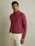 Reiss Blackhall Wool Zip Neck Jumper