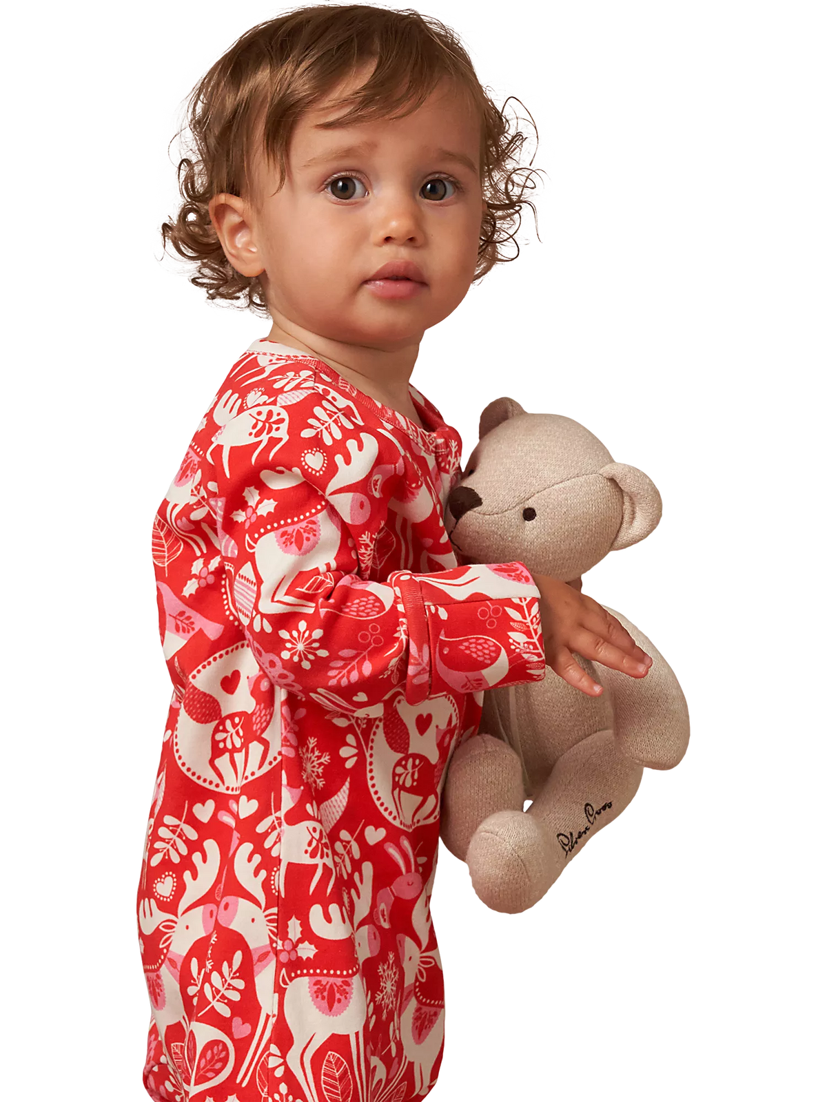 Angel & Rocket Baby Scandi Print Babygrow