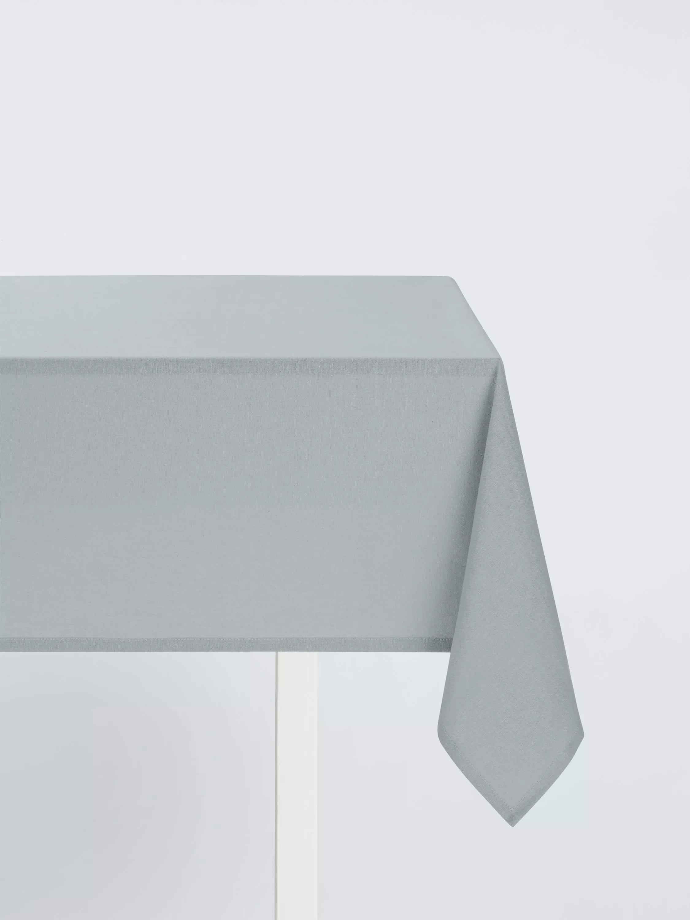 John Lewis rechteckige Baumwolltischdecke hellgrau 180x140cm (Britische Marke)