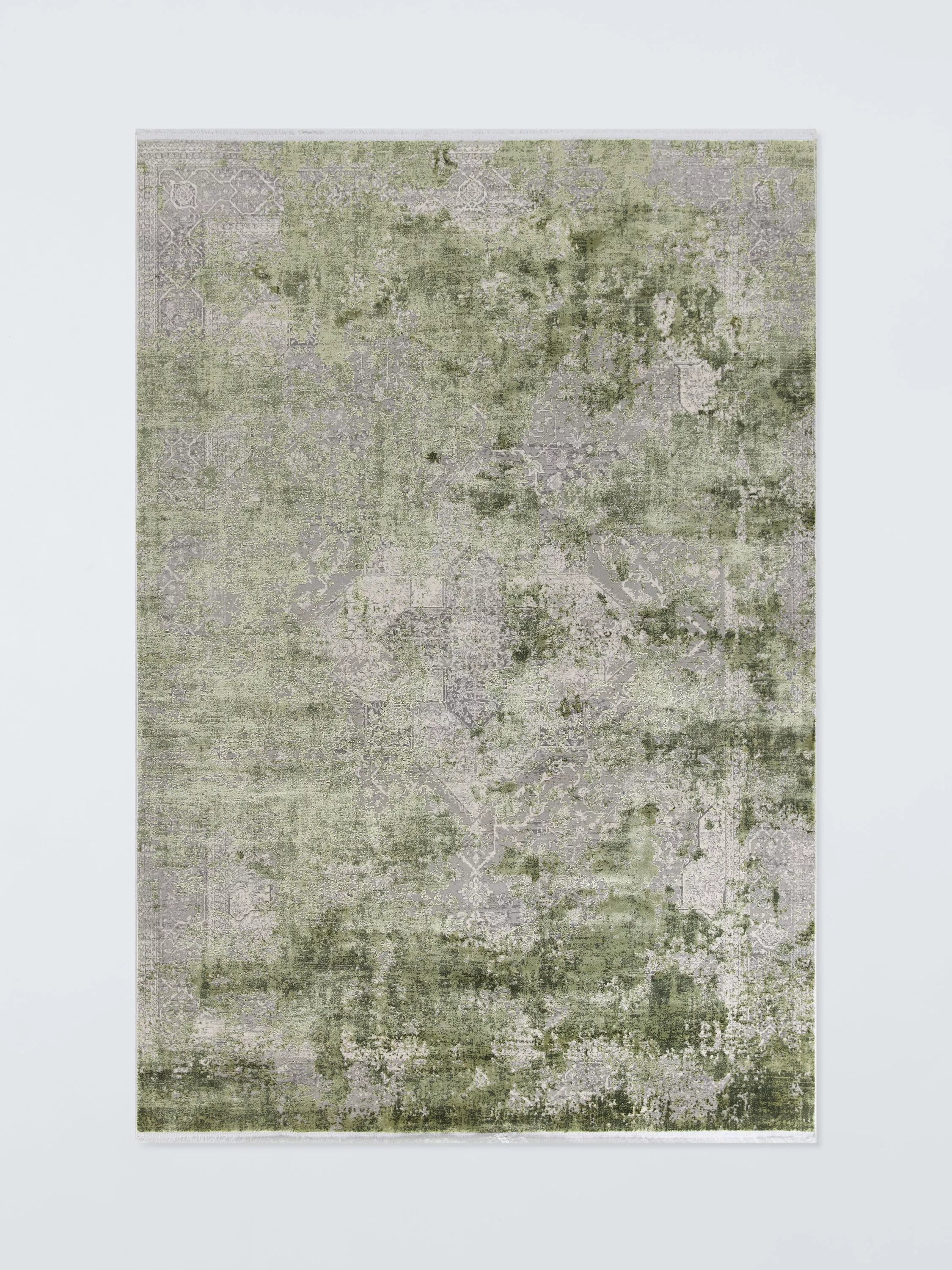 John Lewis distressed Kazak rug green 180x120cm, UK version