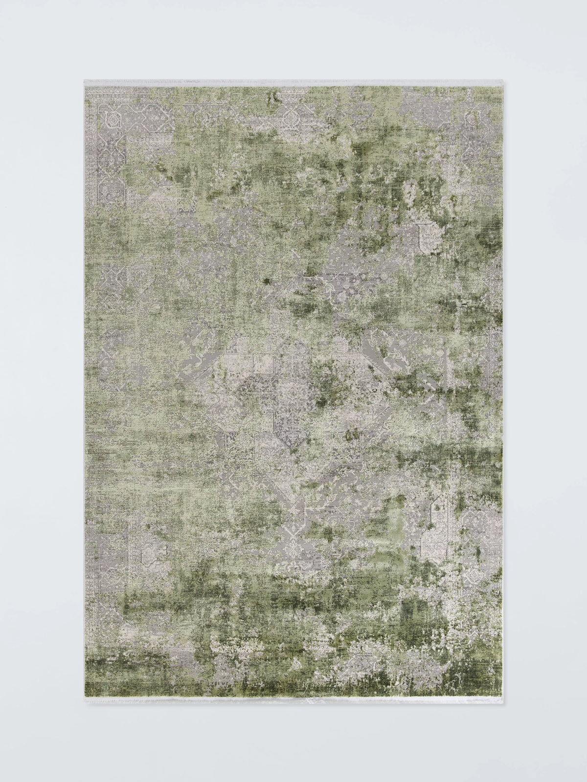 John Lewis distressed Kazak rug green 180x120cm, UK version