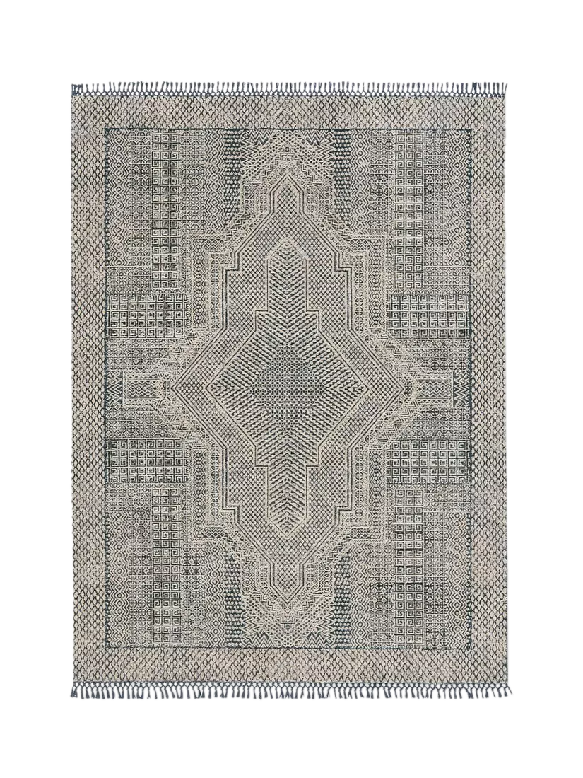West Elm Indra Rug Indigo 244x152cm - British product
