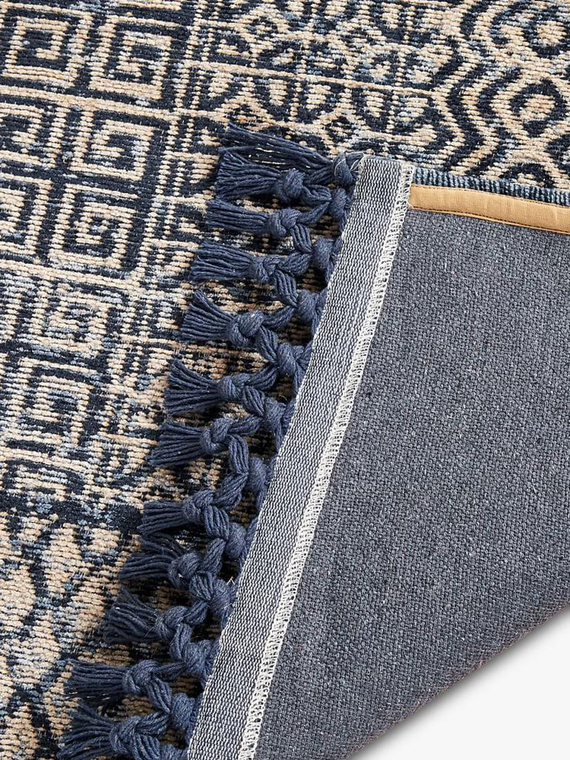 West Elm Indra Rug Indigo 244x152cm - British product
