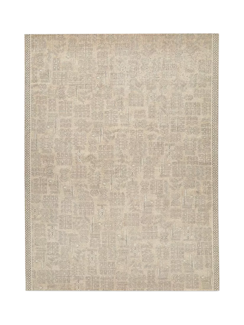 West Elm Ivy Wool Rug Sand 244x152cm - British product