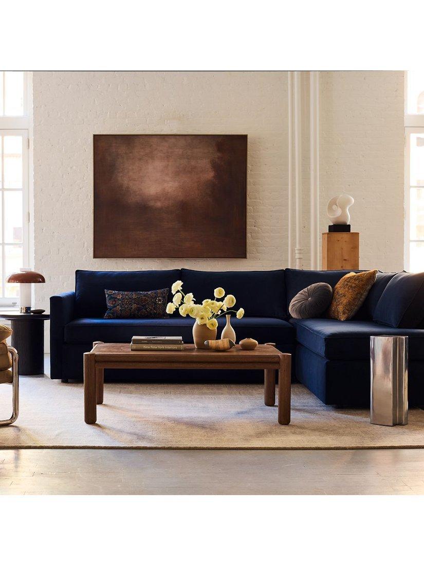 West Elm Ivy Wollteppich Sand 244x152cm - Britisches Produkt