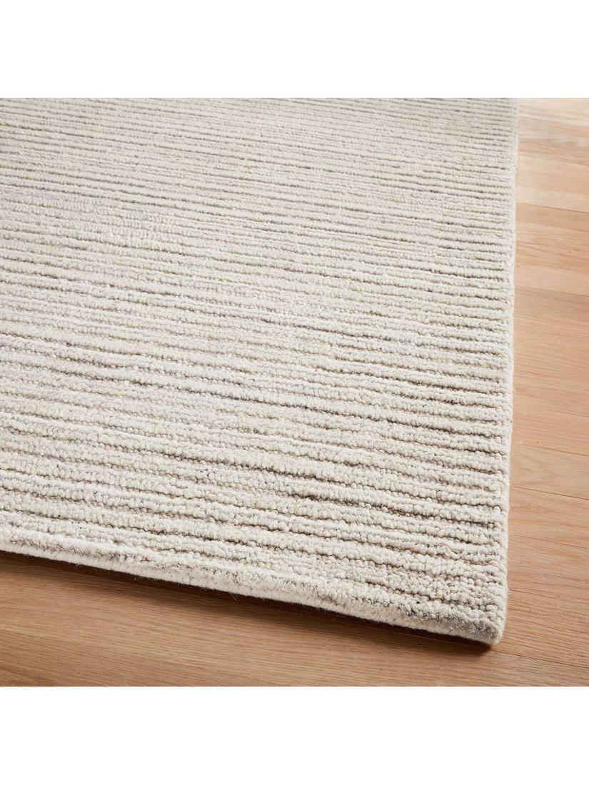 West Elm Lumini Wollmischung Teppich Alabaster 244x152cm - Britisches Produkt