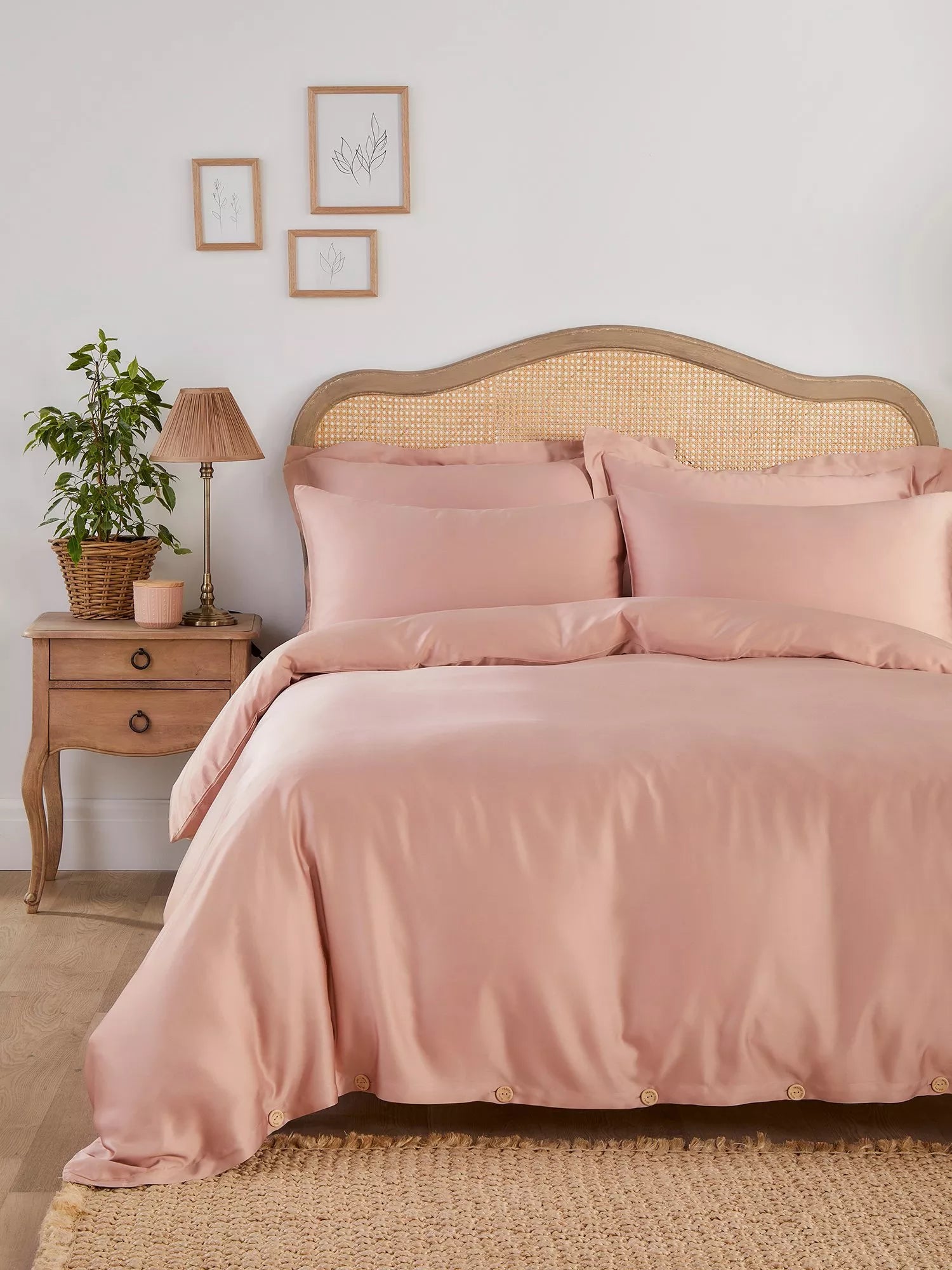 Pretty You London Bambus-Bettwäsche-Set Doppelbett