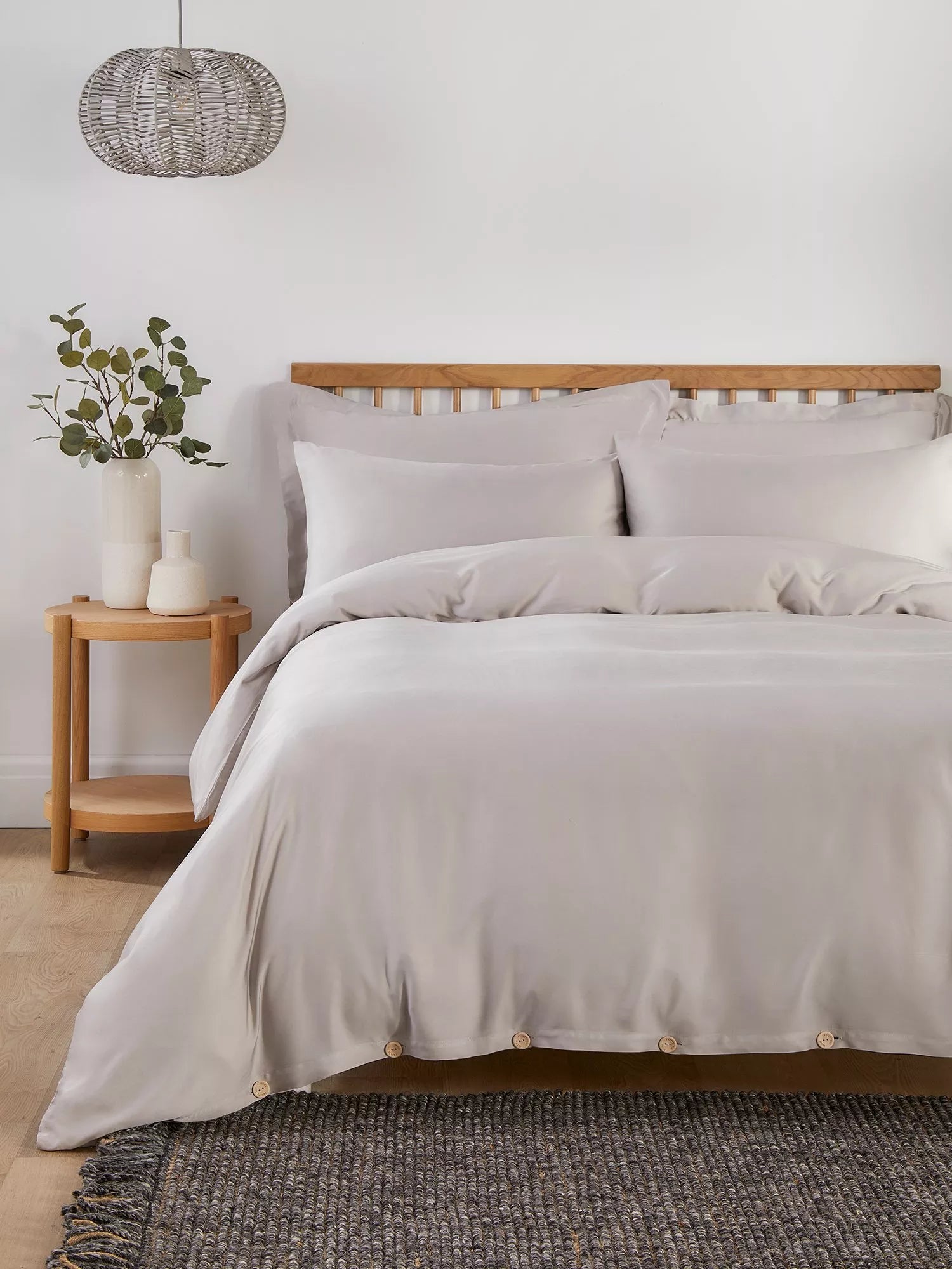 Pretty You London Bambus-Bettwäsche-Set Doppelbett