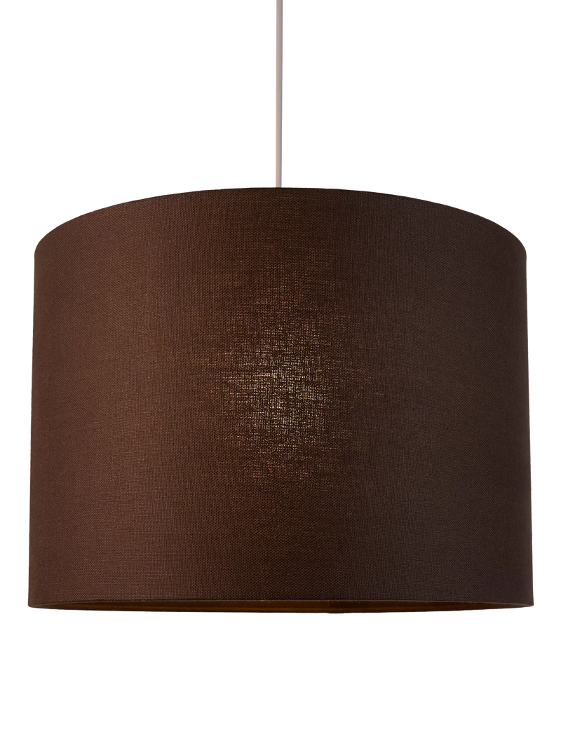 John Lewis pure linen drum lampshade, imported from the UK