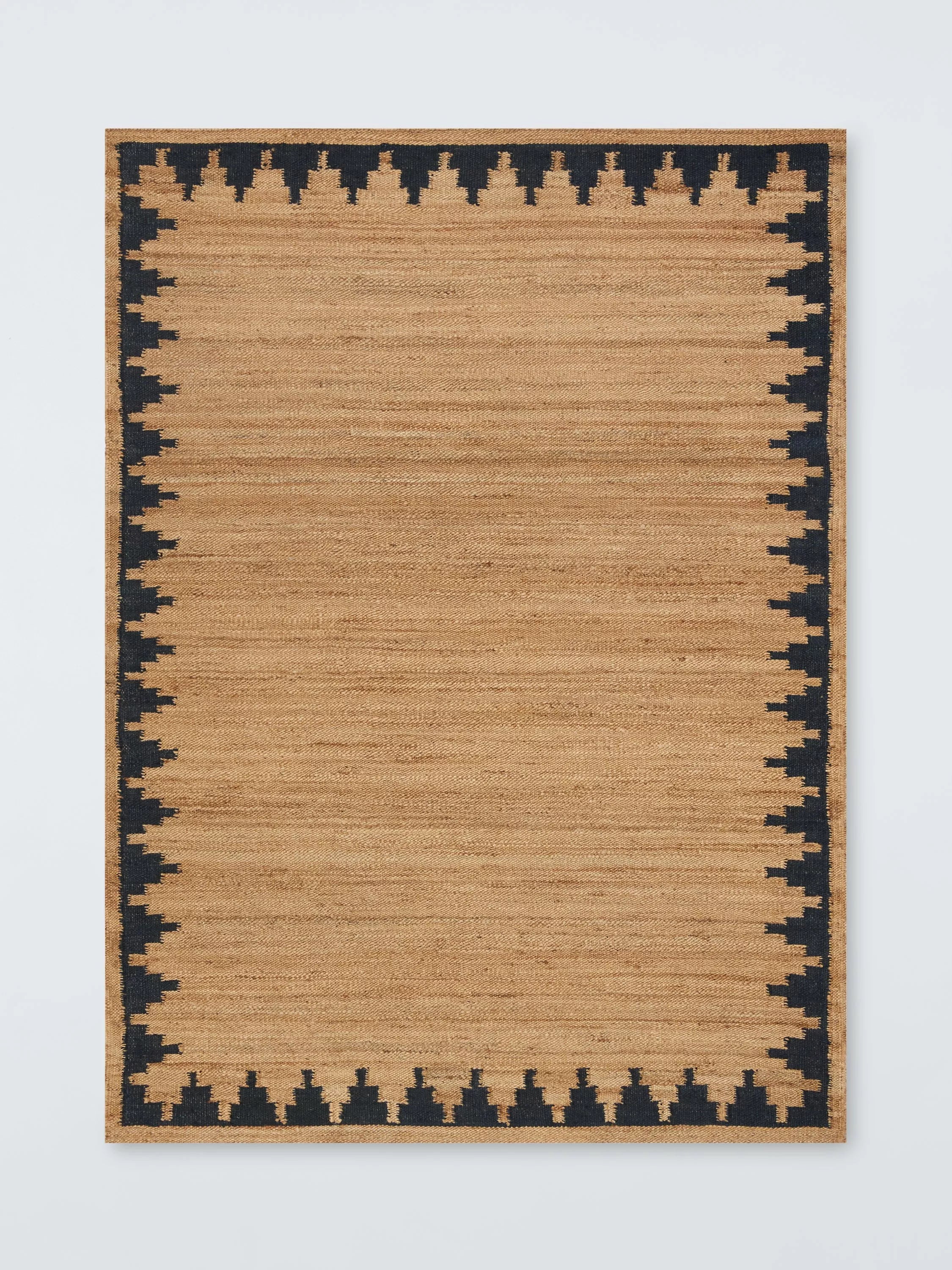 John Lewis Stepped Chevron Hand Woven Pure Jute Rug 180 x 120cm
