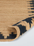 John Lewis stepped chevron hand woven jute rug 120x180cm, imported from the UK