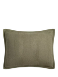 west elm Organic Cotton Jersey Textured Pillow