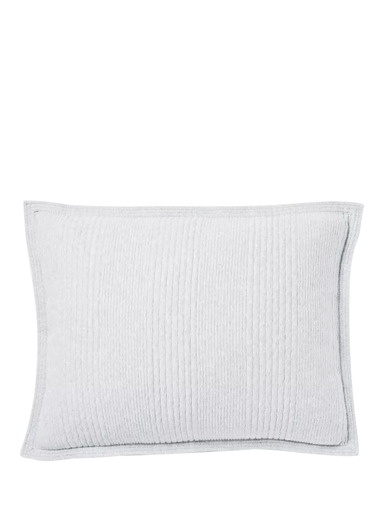 west elm Organic Cotton Jersey Textured Pillow