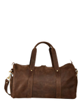 KOY leather duffle bag mocha, imported from the UK