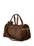 KOY leather duffle bag mocha, imported from the UK
