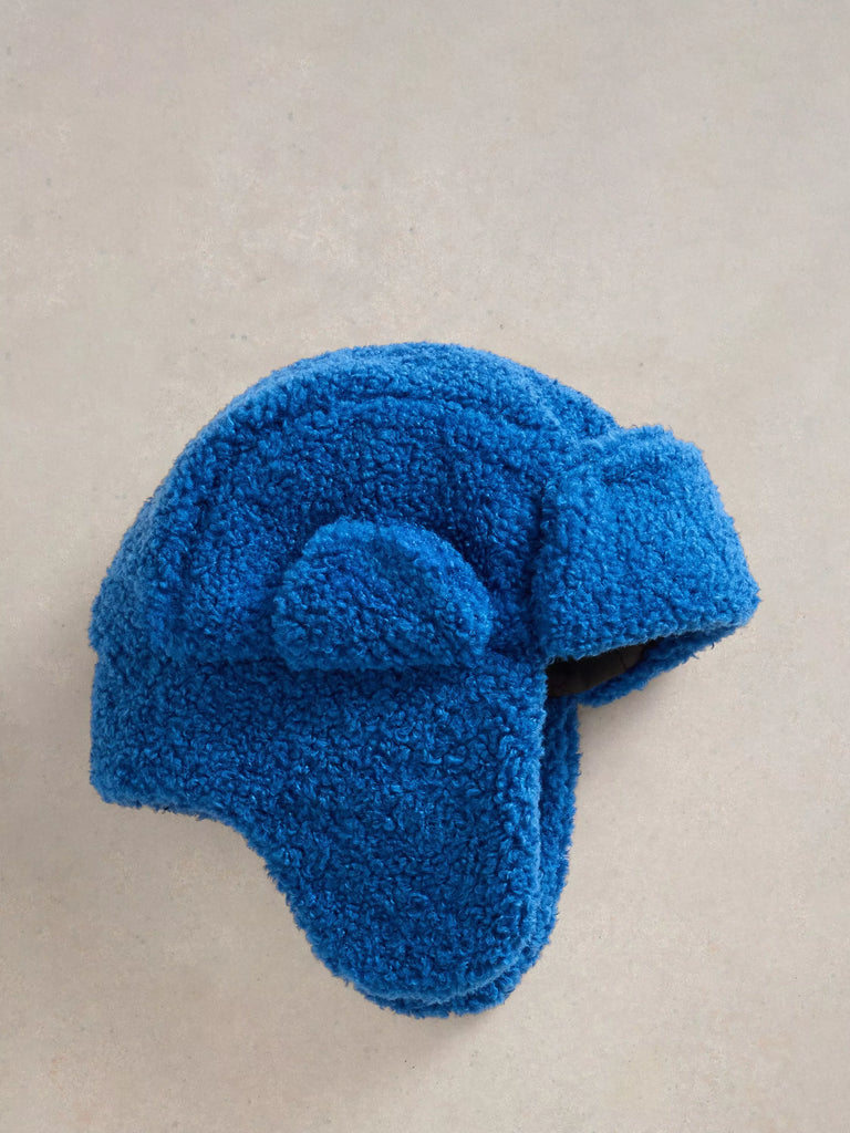 White Stuff Kids' Borg Hat, Bright Blue