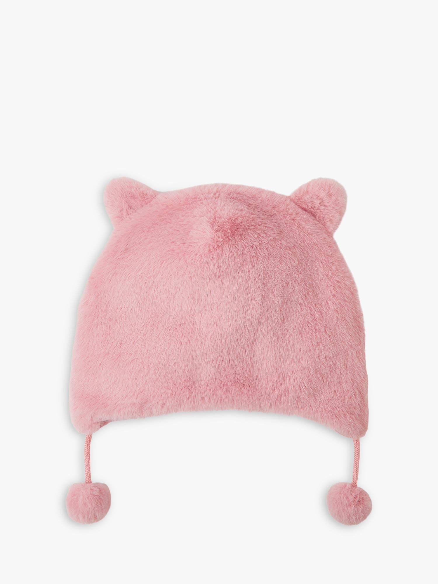 Flauschige Katzen-Trapper-Mütze von Angels by Accessorize für Kinder in Pink, UK-Version