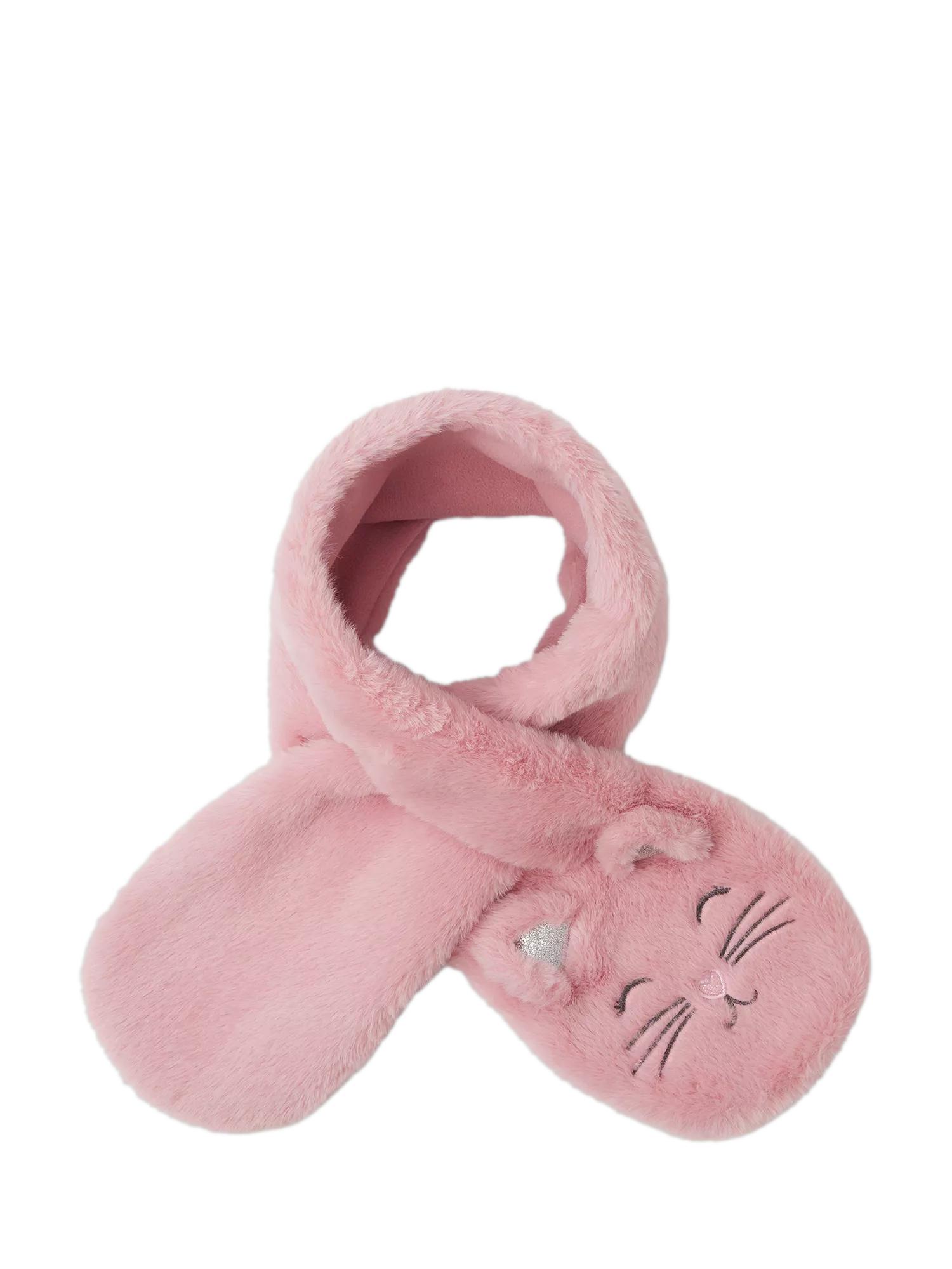 Angels by Accessorize fluffy cat scarf pink - British product
