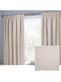 Sanderson Hutton gefütterte Bleistiftfalten-Vorhänge 137x117cm, importiert aus dem Vereinigten Königreich