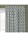 Sanderson Sessile Leaf pencil pleat curtains pair 137x117cm (British brand)
