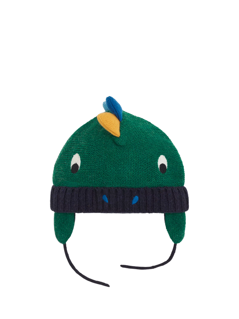 JoJo Maman Bébé Kids' Dinosaur Hat, Green/Multi