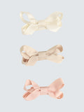 Jojo Maman Bebe Kids Bow Hair Clip Set Pack Of 3 Multi