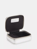Whistles Lotta Leather mini jewellery box silver - British product