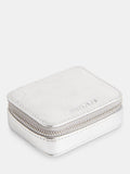 Whistles Lotta Leather mini jewellery box silver - British product