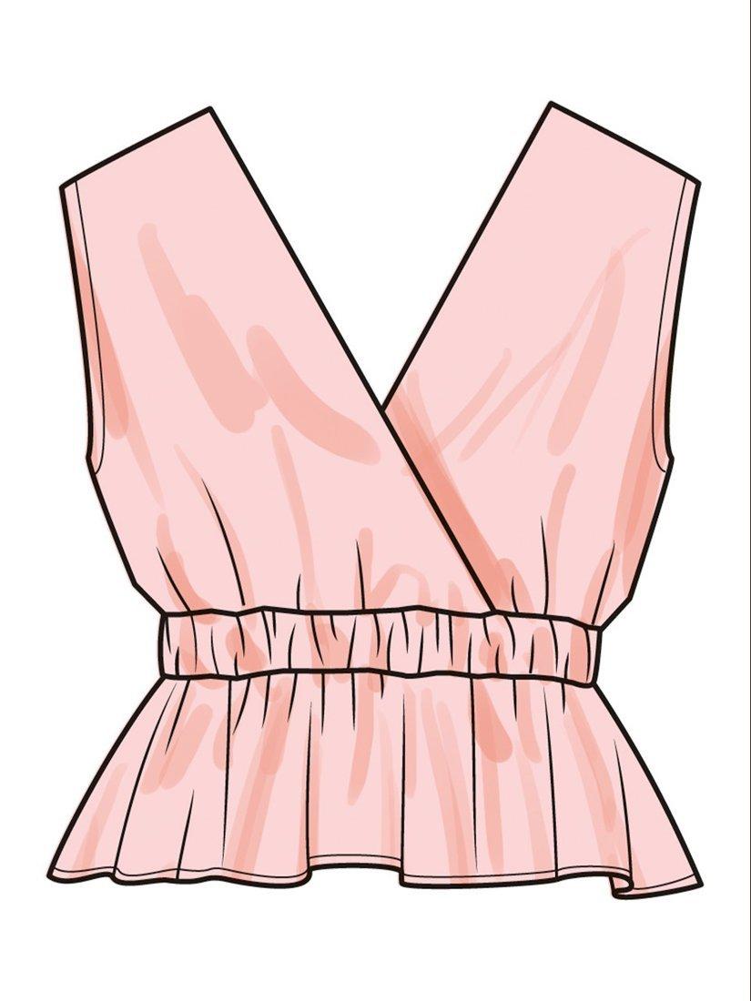 Simplicity S3004 Misses Tops sewing pattern, UK version