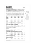 Simplicity ball gown costume sewing pattern S3029 (British brand)