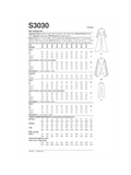 Simplicity dramatic suits sewing pattern S3030 - British product