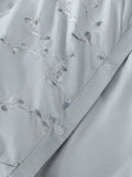 John Lewis Willow Trail bestickte Bettwäsche-Garnitur Doppelbett, importiert aus dem Vereinigten Königreich