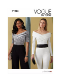 Simplicity V1923 bodysuit sewing pattern for misses - British product