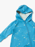 Little Green Radicals Baby Dawn Hooded Snuggle Suit, imported from the UK