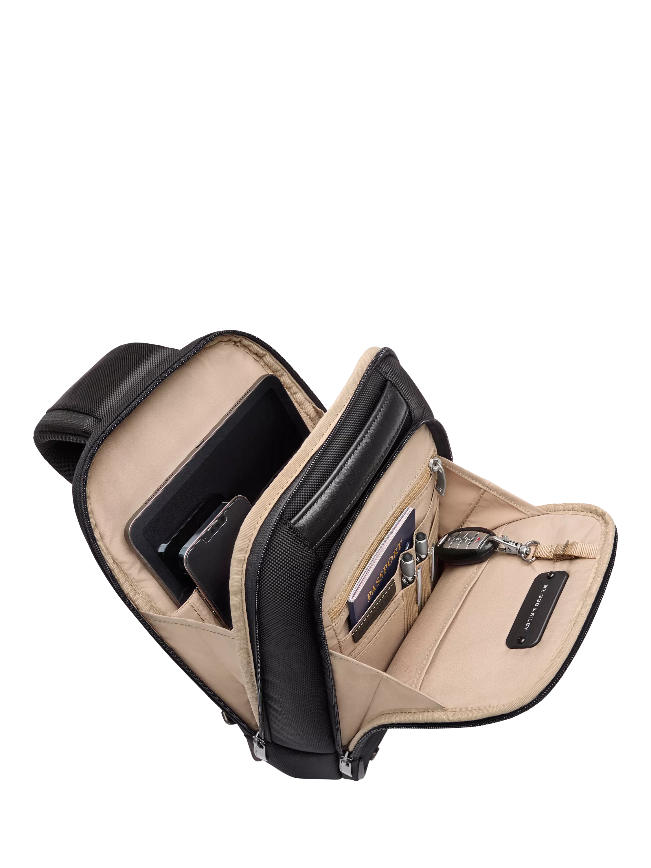 Briggs & Riley sling bag 8.6L black adjustable strap - British product