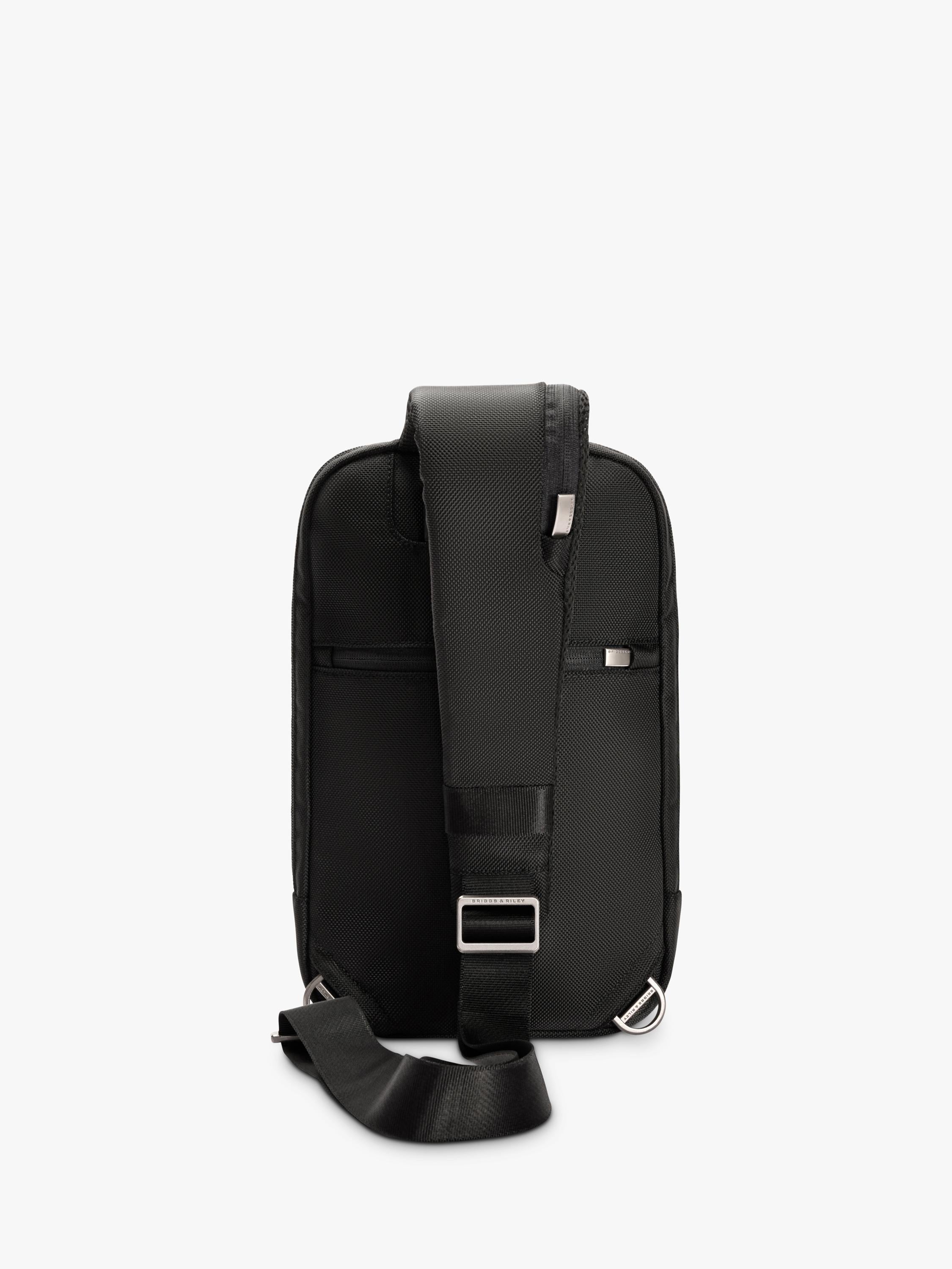 Briggs & Riley sling bag 8.6L black adjustable strap - British product