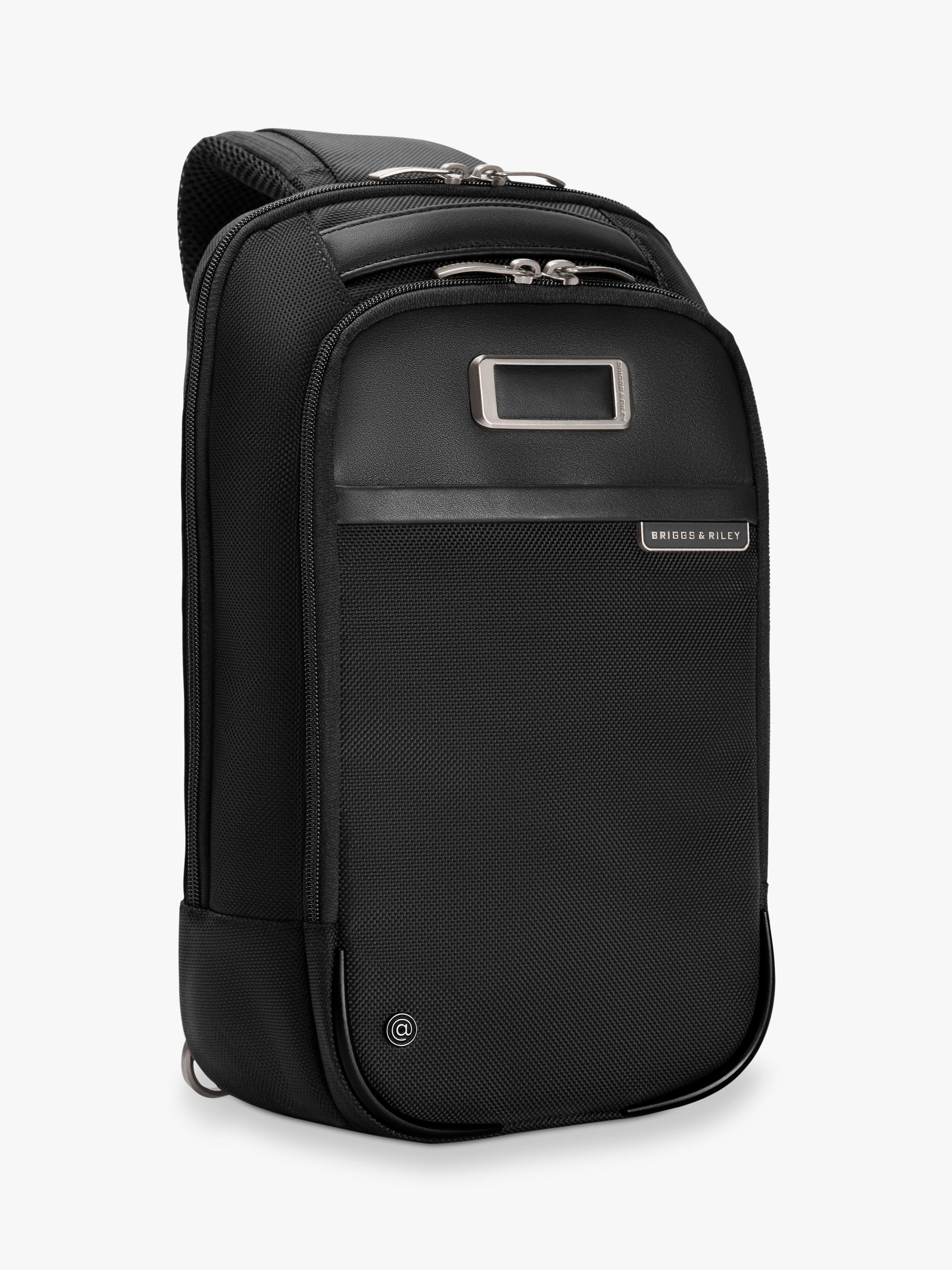 Briggs & Riley sling bag 8.6L black adjustable strap - British product