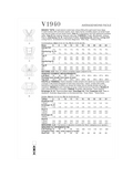 Simplicity Vogue sewing pattern empire waist top (British brand)